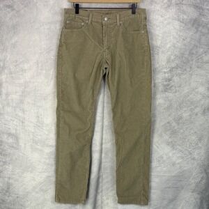 Levi Strauss 511 Corduroy Pants Tan Slim Fit Men 32X32 preppy heritage